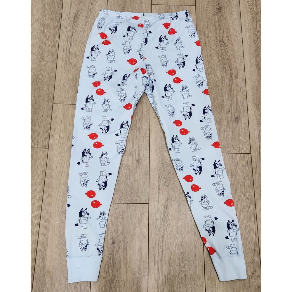 Bluey Hanna Andersson Organic Cotton Pajama Pants Keepy Uppy Womens Medium - Picture 5 of 6